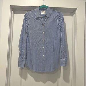 J. Crew Blue Button Down Shirt with Rolled Sleeves